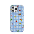 Powder Blue Gingham Farmhouse iPhone 15 Pro Max Case