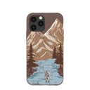 Chocolate Brown Gone Fishing iPhone 11 Pro Case