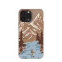 Coque marron chocolat pour iPhone 13 Pro Max Gone Fishing