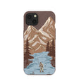 Chocolate Brown Gone Fishing iPhone 13 Case