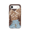Coque iPhone Air marron chocolat Gone Fishing