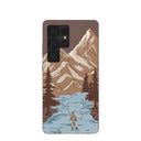 Coque marron chocolat Gone Fishing pour Samsung Galaxy S25 Ultra