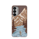 Chocolate Brown Gone Fishing Samsung Galaxy S26+(Plus) Case