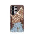 Coque Samsung Galaxy S26 Ultra marron chocolat « Gone Fishing »