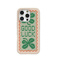 Coque iPhone 16 Pro Seashell Good Luck Lace