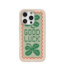 Coque iPhone 16 Pro Seashell Good Luck Lace