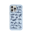 Coque iPhone 14 Pro Max bleu poudre Great White 