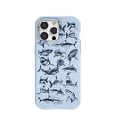 Coque iPhone 15 Pro Max bleu poudre Great White 