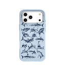 Coque bleu poudre Great White pour iPhone 17 Pro Max 