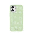 Coque iPhone 16 Sage Green Cascade