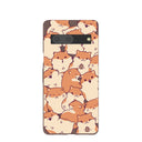 Chocolate Brown Happy Hamsters Google Pixel 7 Case