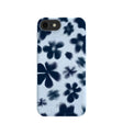 Coque iPhone 6/6s/7/8/SE à motif marguerites bleu poudré