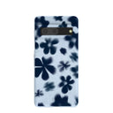 Coque Google Pixel 7 à motif marguerites bleu poudré