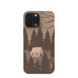 Coque Hidden Cabin marron chocolat pour iPhone 13 Pro Max