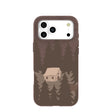 Coque Hidden Cabin marron chocolat pour iPhone 17 Pro Max
