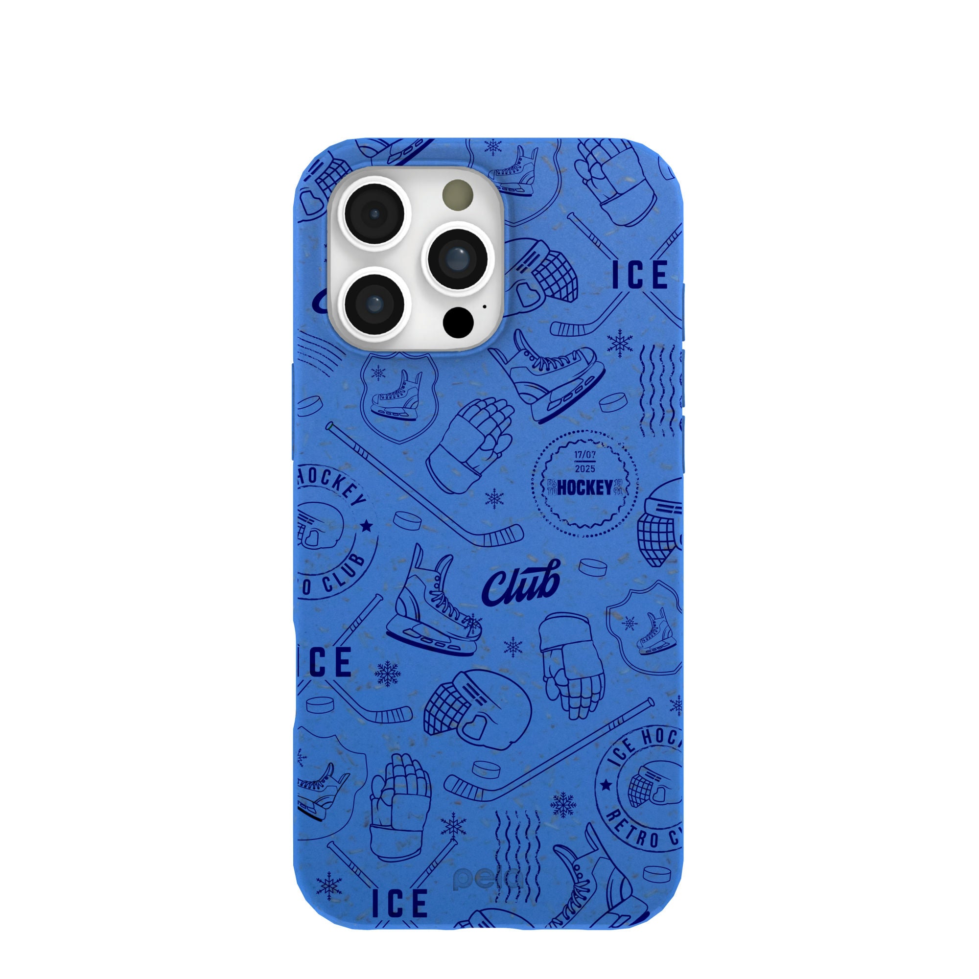 Electric Blue Hockey Postage Iphone 16 Pro Max Case – Pela Case