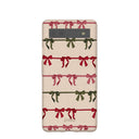 Coque Google Pixel 6a à motif coquillages et nœuds de Noël