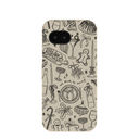 Coque pour Google Pixel 9a Motif London Fog Holiday Dinner Party