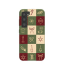 Forest Floor Holiday Squares Samsung Galaxy S23 Case