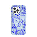 Coque Home for Midnight bleu poudré pour iPhone 14 Pro