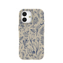 Coque pour iPhone 17 London Fog Indigo Bouquet