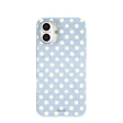 Powder Blue Indigo Dots iPhone 16 Plus Case