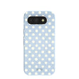 Coque Google Pixel 10a à pois bleu poudré