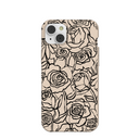 Coque iPhone 14 Plus Seashell Inked Blooms