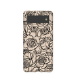 Coque Google Pixel 6 à motif coquillages et fleurs encrées