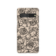 Coque Google Pixel 7 à motif coquillages et fleurs encrées