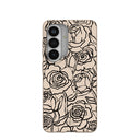 Coque Samsung Galaxy S26 à motif coquillage et fleurs encrées