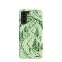 Coque MTBCO pour Samsung Galaxy S21, vert sauge, Into the Mountains