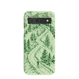 Sage Green Into the Mountains Google Pixel 8a Case