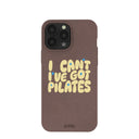 Coque iPhone 13 Pro Max marron chocolat « J'ai du Pilates »