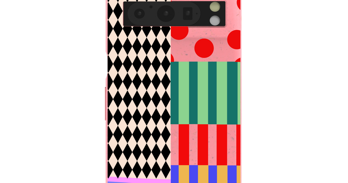 Bubblegum Pink Juggling Colors Google Pixel 8 Pro Case – Pela Case