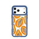 Coque transparente Juicy Papayas pour iPhone 17 Pro Max avec motif True Blue Ridge (MagSafe inclus)