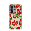 Coque Samsung Galaxy S26 Ultra sur le thème des coquillages et du ketchup