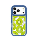 Coque transparente Kiwi Slices pour iPhone 17 Pro avec motif True Blue Ridge (MagSafe inclus)