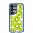 Clear Kiwi Slices Samsung Galaxy S26 Ultra Case With True Blue Ridge (Magnetic Charging included)