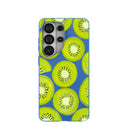 Electric Blue Kiwi Slices Samsung Galaxy S26 Ultra Case
