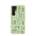 Sage Green Knit Nook Samsung Galaxy S25+(Plus) Case
