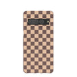 Coque Google Pixel 7 Pro à carreaux chocolat et latte