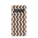 Chocolate Brown Latte Waves Google Pixel 7 Pro Case