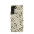 Coque pour Samsung Galaxy S22 avec feuilles et brouillard londonien