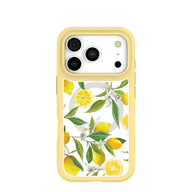 Clear Lemon Bloom iPhone 17 Pro Case With Sunbeam Ridge (MagSafe included)