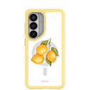 Coque transparente Lemon Drop pour Samsung Galaxy S26 avec bordure Sunbeam (chargement magnétique inclus)