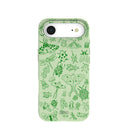 Coque iPhone Air Sage Green Linear Entomology