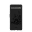 Coque noire Lone Cabin pour Google Pixel 6a