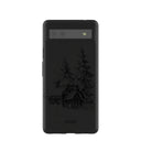 Coque noire Lone Cabin pour Google Pixel 6a