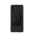 Black Lone Cabin Samsung Galaxy S21 Case